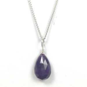 Amethyst: A Powerful Peace of Violet - Tear Drop Pendant